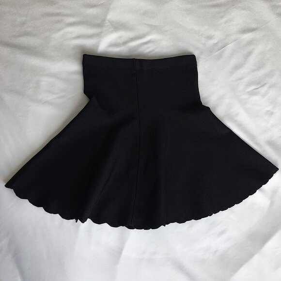 NWOT BCBG Max Azria Mini Skirt with Scalloped Hem - Picture 3 of 9